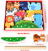 Atoylink Wooden Stacking Toys for Toddlers Cute Zoo Animals Stacking Blocks Balance Game Preschool Montessori Educational Toys for 2 3 4 5 Year Ol...
