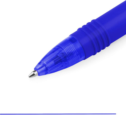 Zebra Z-Grip Smooth Mini Retractable Ballpoint Pens - 1.0mm - Blue - Pack of 12...