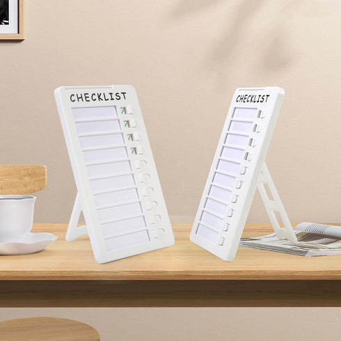 Dry Erase Chore Chart, Standable Whiteboard Checklist Board, Chore Chart for Kids Routine Chart with a Pen (Standable)...