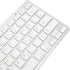 PUSOKEI Bluetooth Keyboard, QWERTZ German Keyboard, Portable Slim Silent Keyboard, Stable Connection, Keyboard for iOS, Android, Windows, German L...