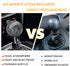 Round Ball Shift Knob Universal Marble Style Gear Shift Knob 5 6 Speed for Manual Automatic Vehicles with Adapters (Gray)...
