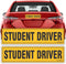 TOTOMO Student Driver Magnet for Car Sign - Large 12"x3" Magnetic Reflective Vehicle Safety for New Rookie Learner Drivers Removable Bumper Sticke...