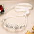 EVER FAITH Silver-Tone Austrian Crystal Wedding Snowflake Flower Hair Band Clear...