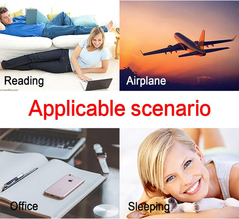 Sleeping Headphones Earphones, Soft Comfortable Silicone Noise Isolating Earbuds with Mic Earplugs for Nighttime, Insomnia, Travel, Sport, Meditat...