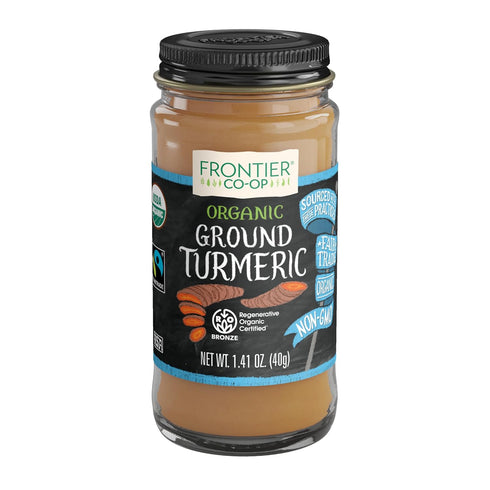 Frontier Co-op Ground Turmeric Root, 1.41 Ounce Jar, Regenerative Organic Certified...