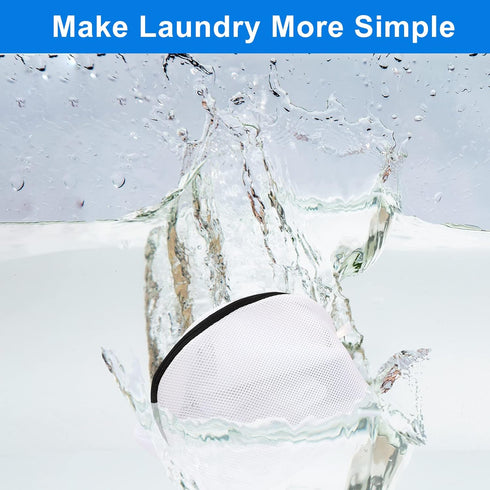 2Pcs Shoe Washing Bag for Washing Machine, LIOUCBD Mesh Laundry Bags for travel, Metal Zipper Wash Bag for Delicates, Shoe Dryer Bag for Sneakers ...