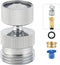 Hibbent Garden Hose Adapter Kit, Sink Swivel Faucet Aerator Adapter to Connect Garden Hose, Multi-Thread Garden Hose with Cache Faucet Aerator Key...