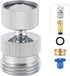 Hibbent Garden Hose Adapter Kit, Sink Swivel Faucet Aerator Adapter to Connect Garden Hose, Multi-Thread Garden Hose with Cache Faucet Aerator Key...