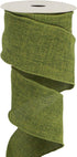 MEEDEE Sage Ribbon Sage Burlap Ribbon Sage Wired Ribbon Green Burlap Ribbon 2.5 inch Wired Edge Ribbon, Perfect for Fall Wreaths Floral Bouquet Gi...