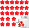 24 Pack Hummingbird Feeders Replacement Flowers Handheld Bird Feeder Replacement Parts Plastic Replacement Flowers for Outdoors Bird Feeding Ports...
