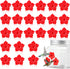 24 Pack Hummingbird Feeders Replacement Flowers Handheld Bird Feeder Replacement Parts Plastic Replacement Flowers for Outdoors Bird Feeding Ports...