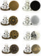 E-Uli Instant Buttons Replacement Removable Button 8 Pcs No Sew Buttons for Jeans Pants,Crafts DIY Clothes (Size: 17mm)...