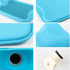 HomeTop Premium Classic Rubber Hot Water Bottle (Blue)...