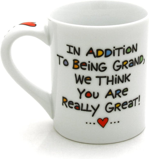 Our Name is Mud “Loved Grandfather” Porcelain Mug, 16 oz....