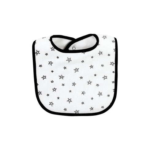 Hudson Baby Unisex Baby Cotton Terry Bib and Burp Cloth Set, Mom Dad Moon And Back, One Size...
