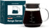 Glass Range Coffee Server For Pour Over Coffee & Tea - 600ml/20oz Ovalware Microwave Safe & Heatproof 2.5mm Thick Glass Body...