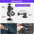 Super Clamp Camera Mount with 360° Ball Head, 1/4" 3/8" Thread, Action Camera Mount, Motorcycle/Bike/Bicycle/Desk/Tripod Pole Mount for Monitor Li...