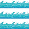 72 Feet Ocean Waves Die-Cut Bulletin Board Borders for Ocean Theme Classroom Decor Wall Decorations...