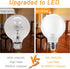 4 Pack Warm White Bathroom Light Bulbs, 60 watt Equivalent, E26 Medium Base, G25 LED Globe Light Bulbs for Bathroom Vanity, 2700K Round Light Bulb...