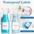Laundry Detergent Dispenser Bottle 20oz with Waterproof Label for Laundry Detergent Soap Fabric Softener Bleach Scent Booster Beads, Sturdy PET Bo...