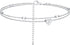 Tasiso Silver Plated Layered Initial Satellite Heart Anklet for Women Handmade Dainty Engraved Letter Beads Boho Ankle Bracelet Minimalist Beach J...