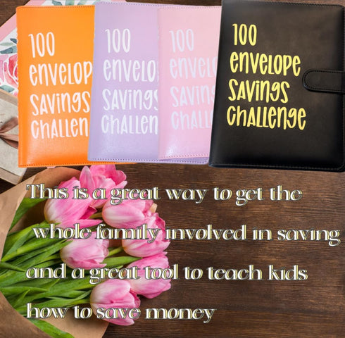 100 Envelope Challenge Binder | Easy and Fun Way to Save $5,050 - Savings Challenges Binder, Budget Binder with Cash Envelopes for Budgeting Plann...
