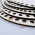 Yayatty 5 PCS Wooden Crochet Bag Bottom, Oval and Circle Wooden Basket Bottom Wooden Base Shaper Blank Crochet Base for DIY Basket Craft Weaving M...