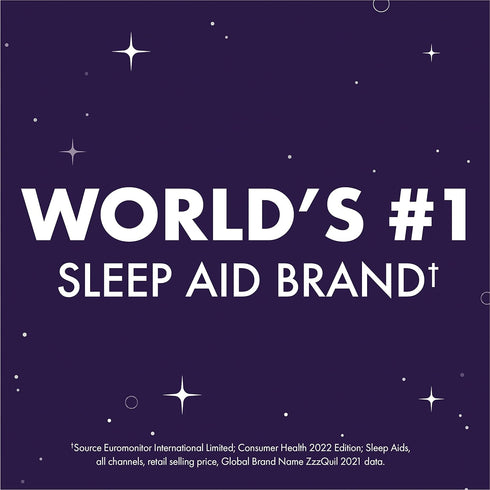 ZzzQuil, Nighttime Sleep Aid Liquid, 50 mg Diphenhydramine HCl, No.1 Sleep Aid Brand, Fall Asleep Fast, Non-Habit Forming, Calming Vanilla Cherry,...