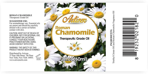 Artizen 2oz Oils - Chamomile Roman Essential Oil - 2 Fluid Ounces...