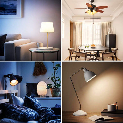 ILC RGB LED Light Bulb, Color Changing Light Bulb, 40W Equivalent, 450LM, 2700K Warm White 5W E26 Screw Base RGBW, Flood Light Bulb- 12 Color Choi...