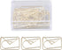 100pcs Golden Cute Small Paperclips, Crown Envelope Shape Paperclips Small Paper Clips for Office School Wedding Party Invitation Valentine Decora...