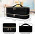 Double-Layer Portable Waterproof Travel Carrying Case for Shark Flexstyle Styler/Hair Dryer/Dyson Airwrap and Hair Styler Attachments, Bag Only (B...