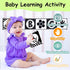 High Contrast Baby Toys For Newborn? Black And White Baby Toys Book 0-3 Months - Tummy Time Mirror For Infant 6 7 8 9 10 11 12 Months Developmenta...