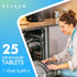 Dishwasher Cleaner and Deodorizer Tablet 25 Count, Deep Cleaning Tablet Helps Remove Limescale, Mineral Buildup and Odor, Formulated to Clean Insi...