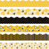 84ft Bee Bulletin Board Borders Bee Classroom Decorations, Cartoon Bee Honeycomb Yellow Black Scalloped Border Trim for Teacher Back to School Sup...