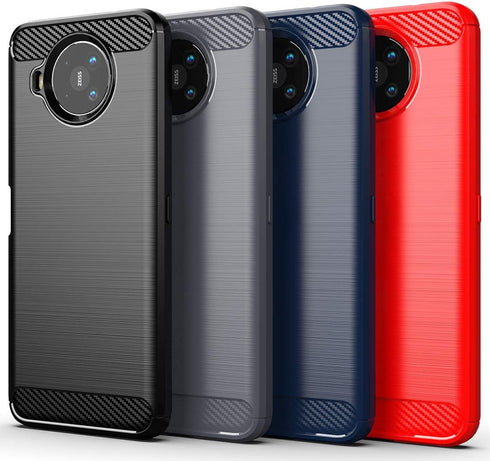 Osophter for Nokia 8.3 5G Case,Nokia 8V Case Shock-Absorption Flexible TPU Rubber Protective Cell Phone Cover for Nokia 8.3(Navy Blue)...