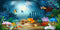AWERT 48x20 inches Underwater World Aquarium Background Cartoon Aarine Benthos Aquatic Plants Coral Fish Fish Tank Background Vinyl Background...