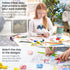 Arteza Kids Air-Dry Clay, 36 Bars, Magical Creatures Modeling Clay-by-Numbers Kit, 7 Magical Cards, 14 Googly Eyes, Craft Supplies for Learning Ce...