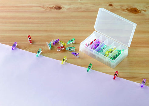 Clover Needlecraft Inc Mini Wonder Clips 50 pcs, Multicolour...