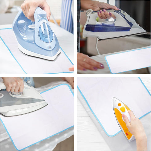 CHGCRAFT 8PCS Protective Ironing Pressing Pad Protective Ironing Net Pressing Pad Pressing Cloth Ironing Cloth Mesh Fabric Iron Pressing Cloth Iro...