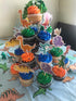 ALISSAR 35-Pack Baby Dinosaur Cupcake Toppers Picks, Dinosaur cake Toppers for Kids Birthday Baby Shower Party Decorations Supplies...