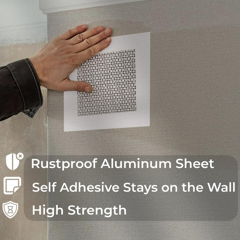 Drywall Repair Patch Kit | Wall Patch Repair Kit | Self-Adhesive Wall Hole Repair Fiberglass Meshes (1Pcs x 8 Inches) | Heavy Duty Wall Repair (8 ...