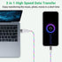 Aolcev Charger Cable for iPhone Light Up Glowing Fast Charging Cord, 480Mbps Transfer Speed Charging Cable Compatible with iPhone 14 13 12 11 Pro ...