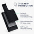 kwmobile Case Compatible with Samsung Galaxy S21 Ultra Case - TPU Silicone Phone Cover with Soft Finish - Black...