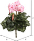 Vickerman Everyday Artificial Light Pink Cyclamen Bush 11" Long - Premium Faux Floral Decor for Wedding or Everyday Arrangements - Maintenance Fre...