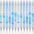 12Pcs Cute Erasable Gel Pens, Make Mistakes Disappear, 0.5mm Fine Point Smooth Writing for Planner Puzzles, Blue and Black Ink No Smudge for Schoo...