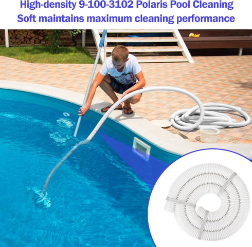Pool Cleaner Hose 9-100-3102 6-Ft Replacement Polaris 360 Hose Pool Cleaner Pressure-side Cleaner 1-1/2" Diameter...
