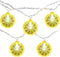 SUNSGNE Lemon LED Decorative String Lights Indoor, 8.5ft Outdoor Hanging String Lights with 10 LED Lemon, Plug in Warm White Fairy Light String fo...