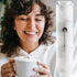 Powerful Milk Frother Handheld Foam Maker, Mini Whisk Drink Mixer for Coffee, Cappuccino, Latte, Matcha, Hot Chocolate, No Stand, Marble...