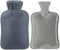 Hot Water Bottle with Soft Cover, 2L Classic Rubber Hot Water Bag for Menstrual Cramps, Feet Warmer, Neck, Shoulders Pain Relief, Hot Cold Pack Wo...